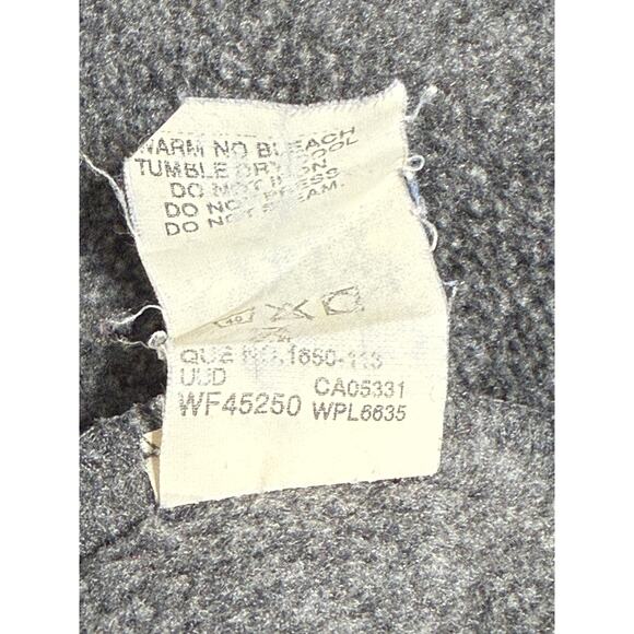 Men's Vintage Woolrich Polartec 1/4 Snap Gray Fleece Pullover, Size L - Picture 7 of 7
